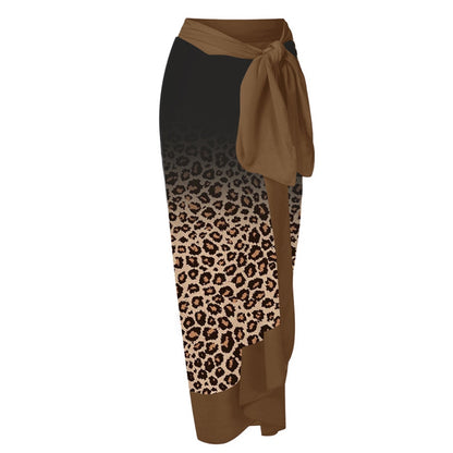 🐆 Maillot de bain 1 pièce – Imprimé léopard dégradé & coupe audacieuse