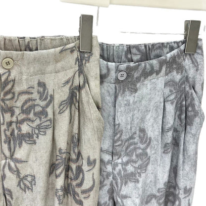 🌿 Pantalon large en coton & lin – Confort naturel & style bohème