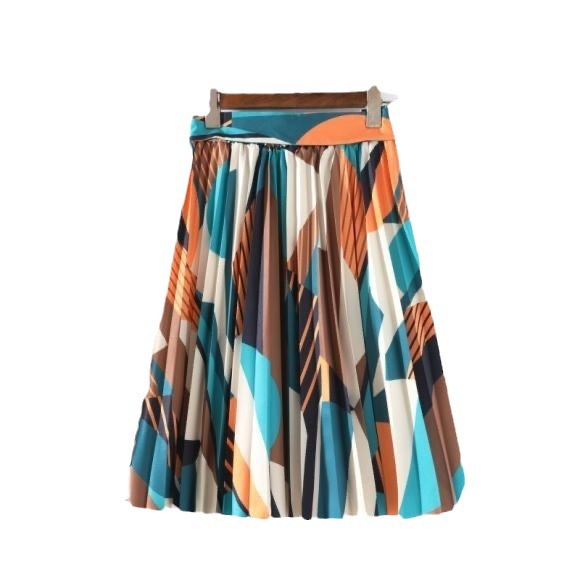 Jupe Midi à ceinture assortie