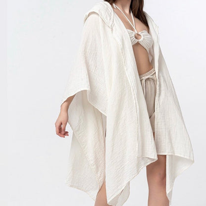 Ensemble 2 pièces coton & lin avec cardigan – style effortless