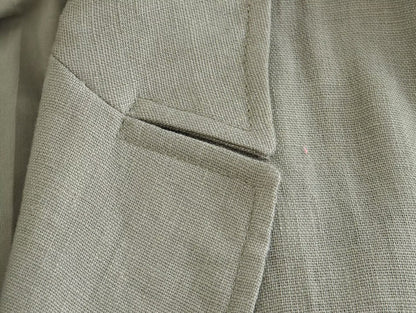Ensemble femme en lin avec ceinture – style moderne et décontracté