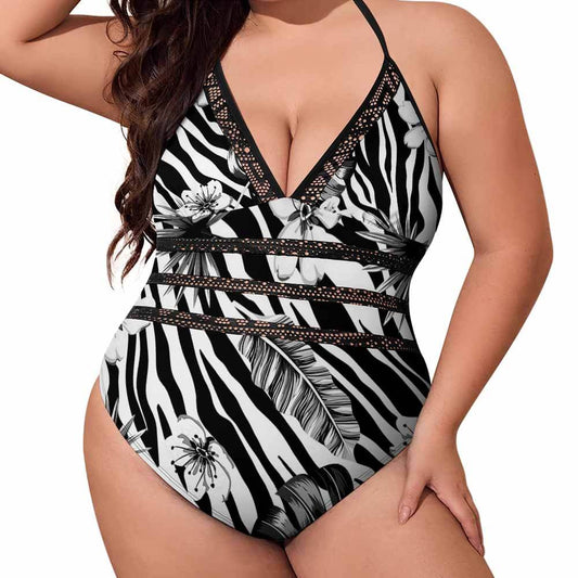 👙 Maillot de bain grande taille – Ajustable & effet sculptant