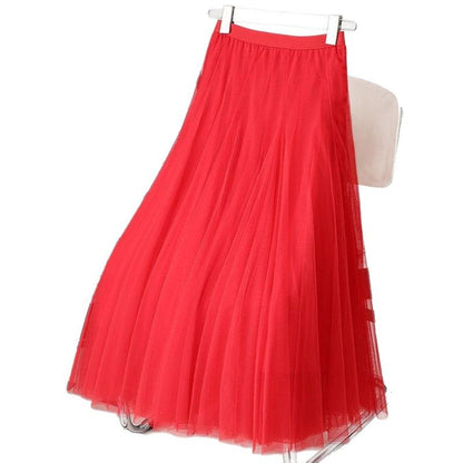 Jupe en tulle (mesh) doublée