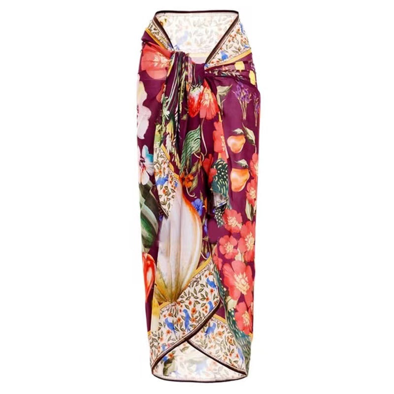 🌹 Maillot de bain 2 pièces – Imprimé floral & élégance estivale