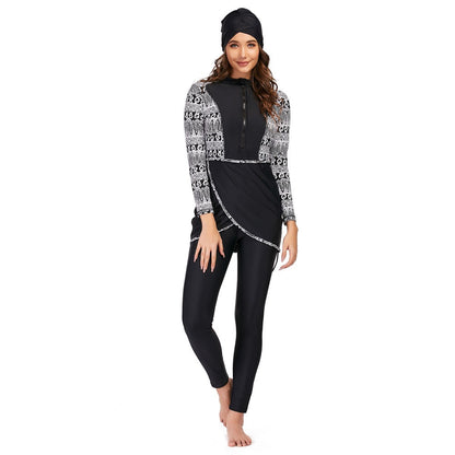 🏄‍♀️ Ensemble de bain 3 pièces – Protection UV & style sportif