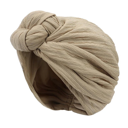 Turban / bonnet foulard – Style rétro & confort quotidien
