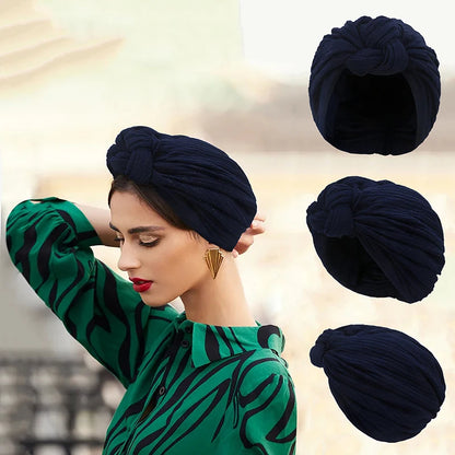 Turban / bonnet foulard – Style rétro & confort quotidien