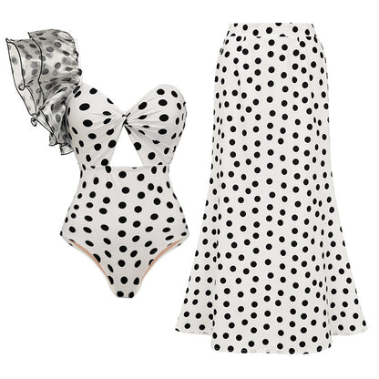 ✨ Ensemble MARIS – maillot 1 pièce & jupe assortie