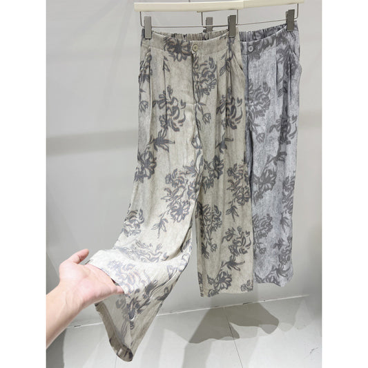 🌿 Pantalon large en coton & lin – Confort naturel & style bohème