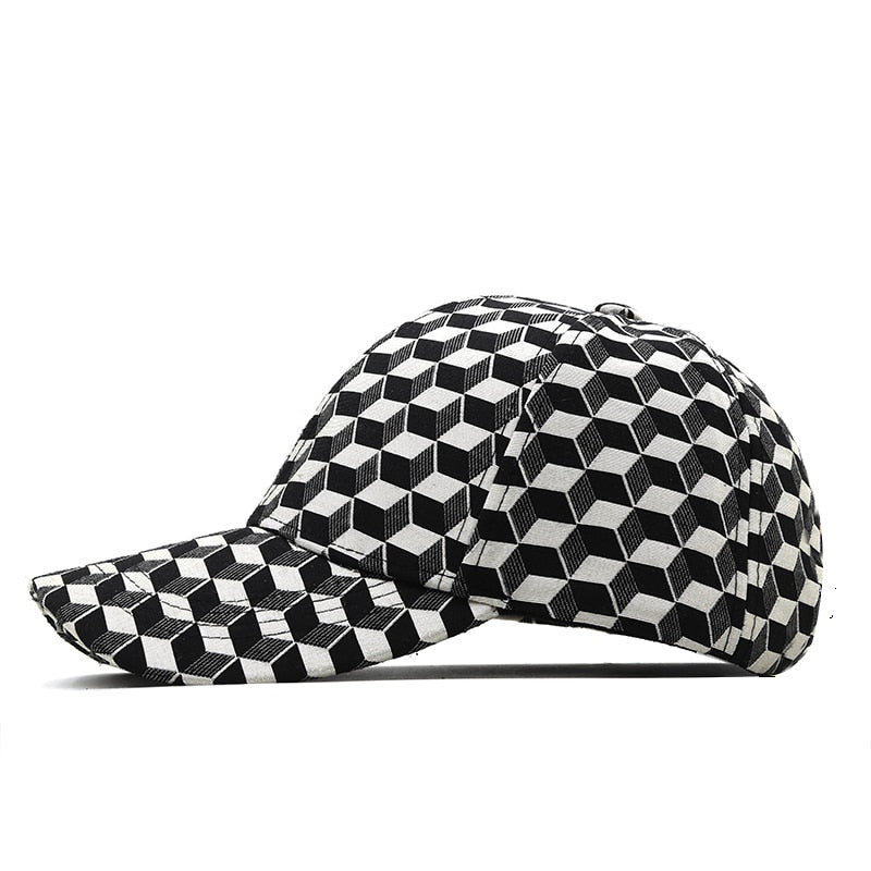 🧢 Casquette tendance – Style casual & motif à carreaux