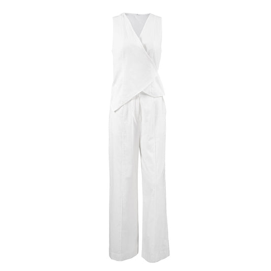 🤍 Ensemble 2 pièces coton & lin – Élégance minimaliste & confort