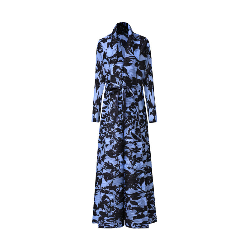🌿 Robe longue fluide imprimée – Élégance bohème & style ethnique