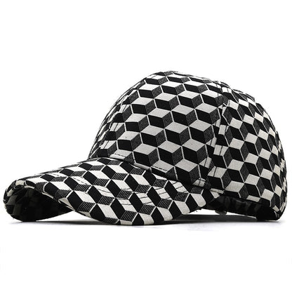 🧢 Casquette tendance – Style casual & motif à carreaux