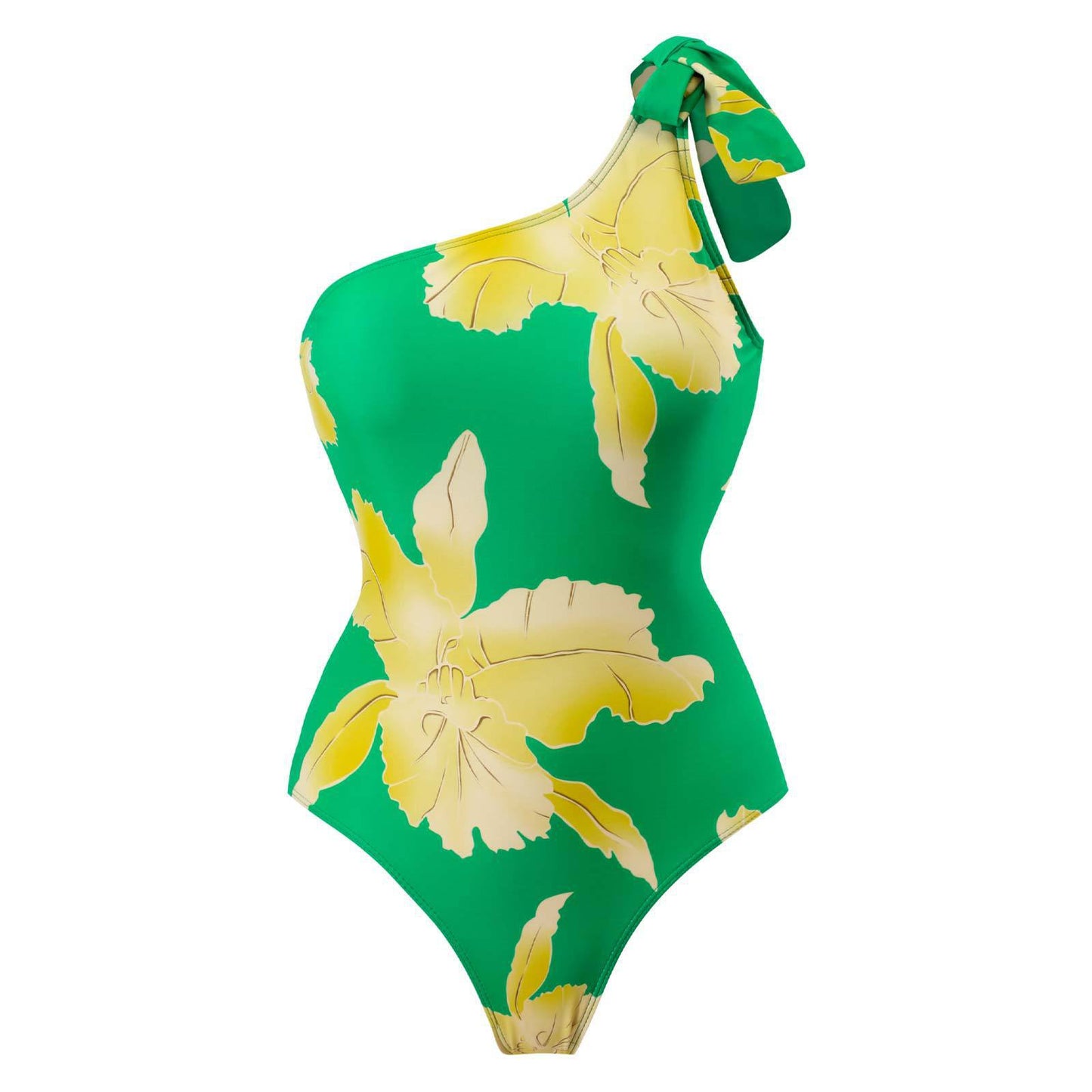 ✨ Ensemble LAGUNA – maillot asymétrique & paréo imprimé