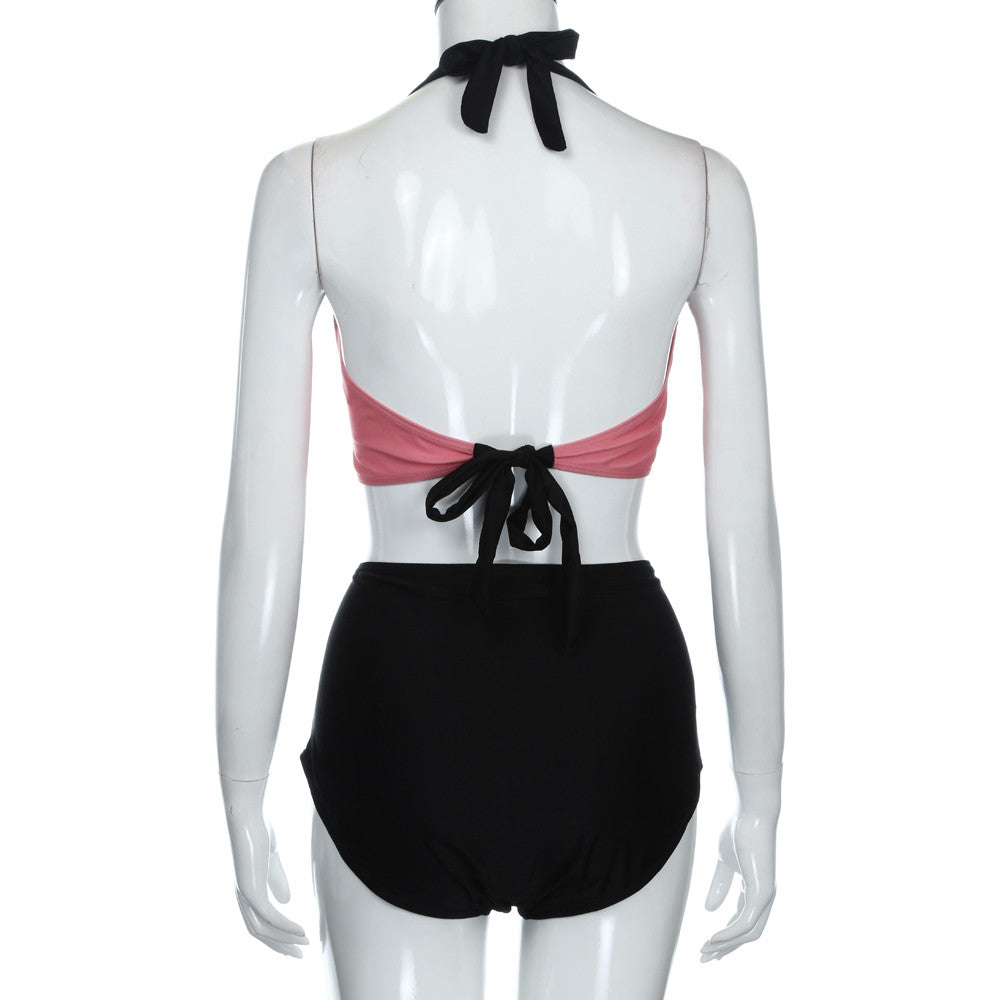 🌈 Bikini grande taille push-up – Taille haute & effet sculptant