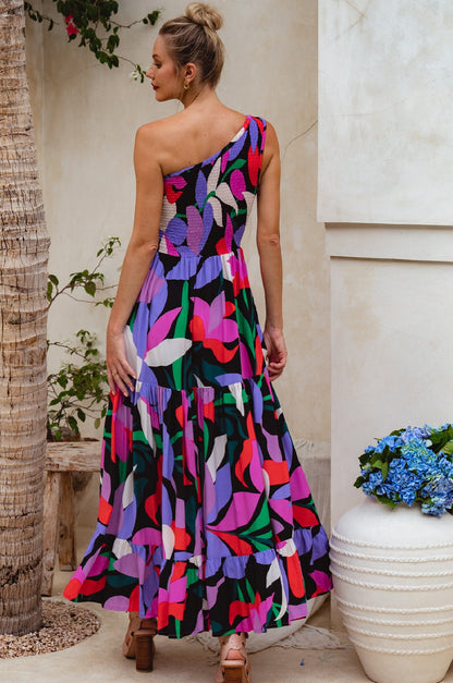 Cassandra One Shoulder Maxi Dress-2
