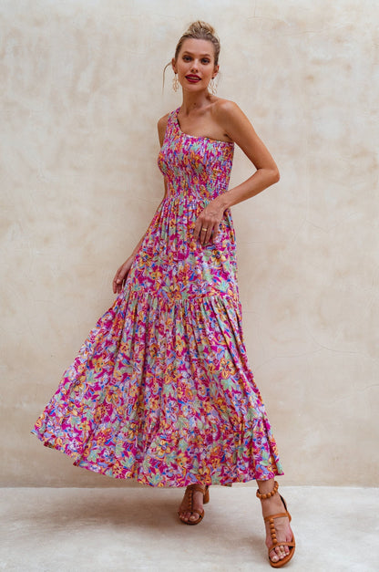 Cassandra One Shoulder Maxi Dress-8