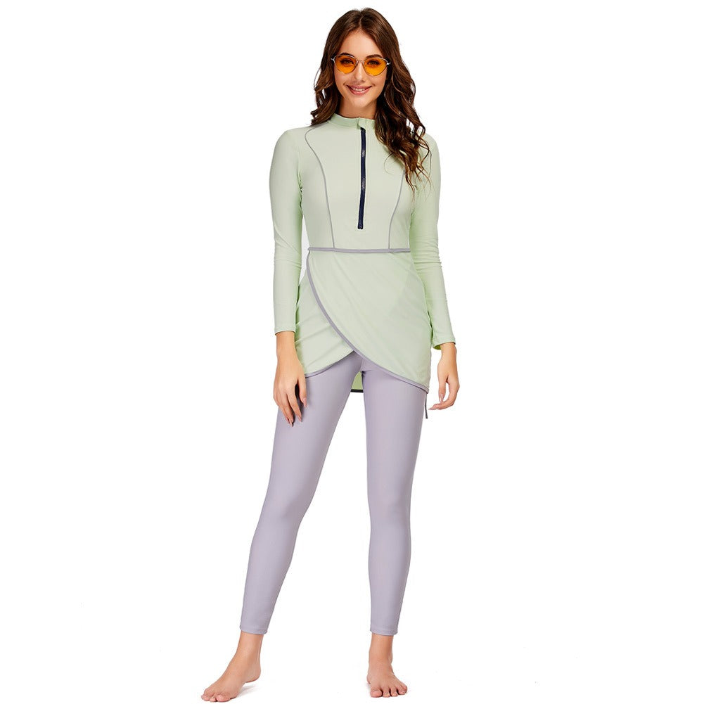 🏄‍♀️ Ensemble de bain 3 pièces – Protection UV & style sportif