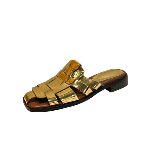 👡 Sandales plates tressées – Style romain & élégance estivale