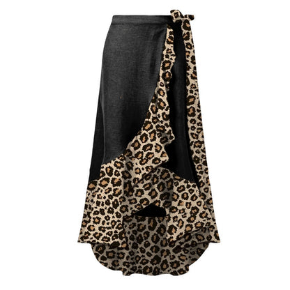 🐆 Maillot de bain 1 pièce – Imprimé léopard dégradé & coupe audacieuse