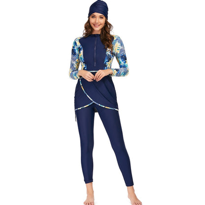 🏄‍♀️ Ensemble de bain 3 pièces – Protection UV & style sportif