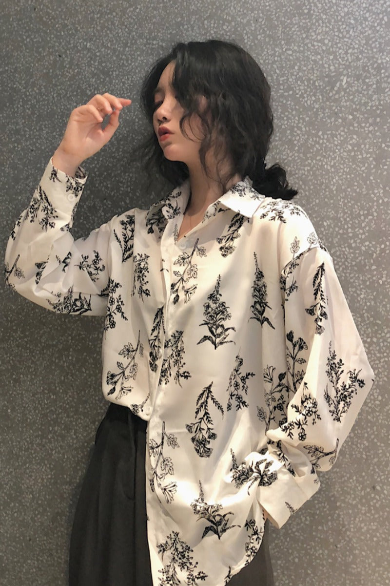 Chemise oversize coupe boyfriend – style loose
