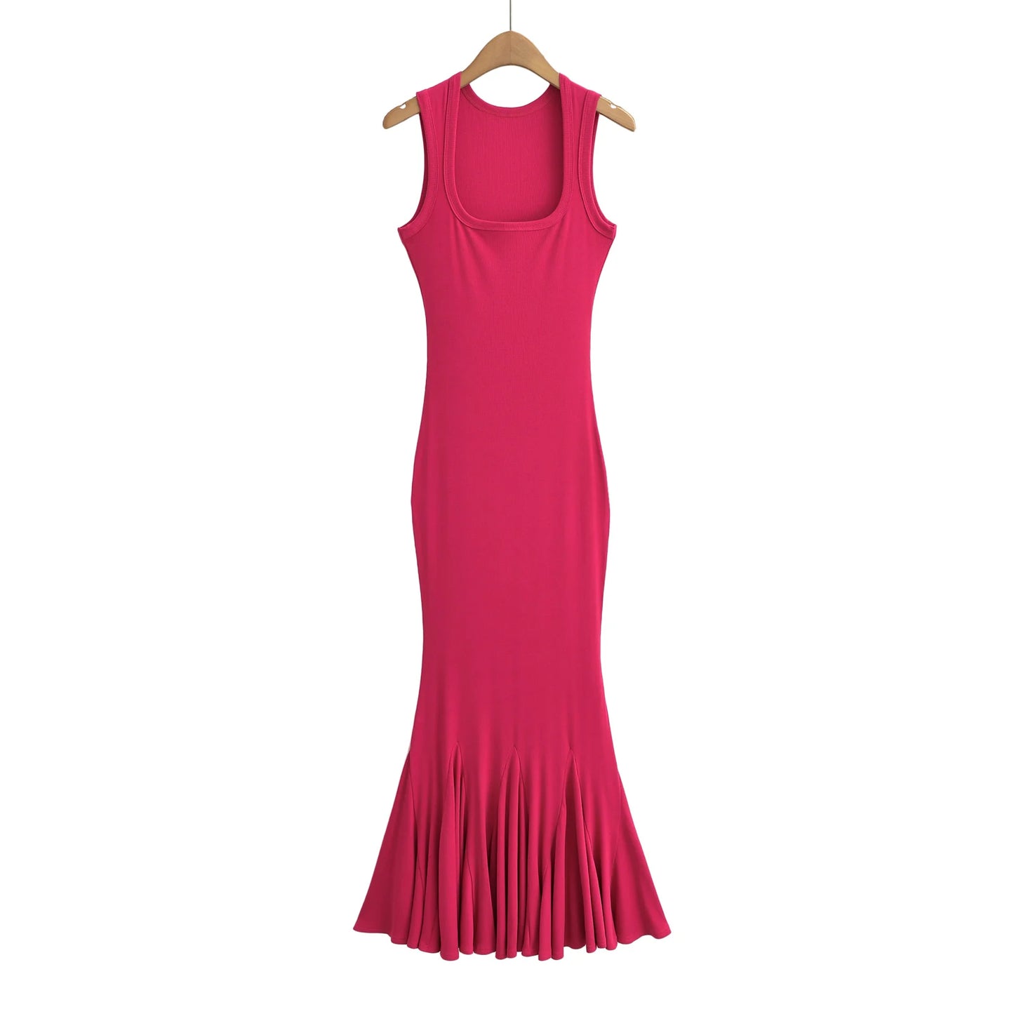 🔥 Robe longue moulante – Coupe sirène & effet sculptant