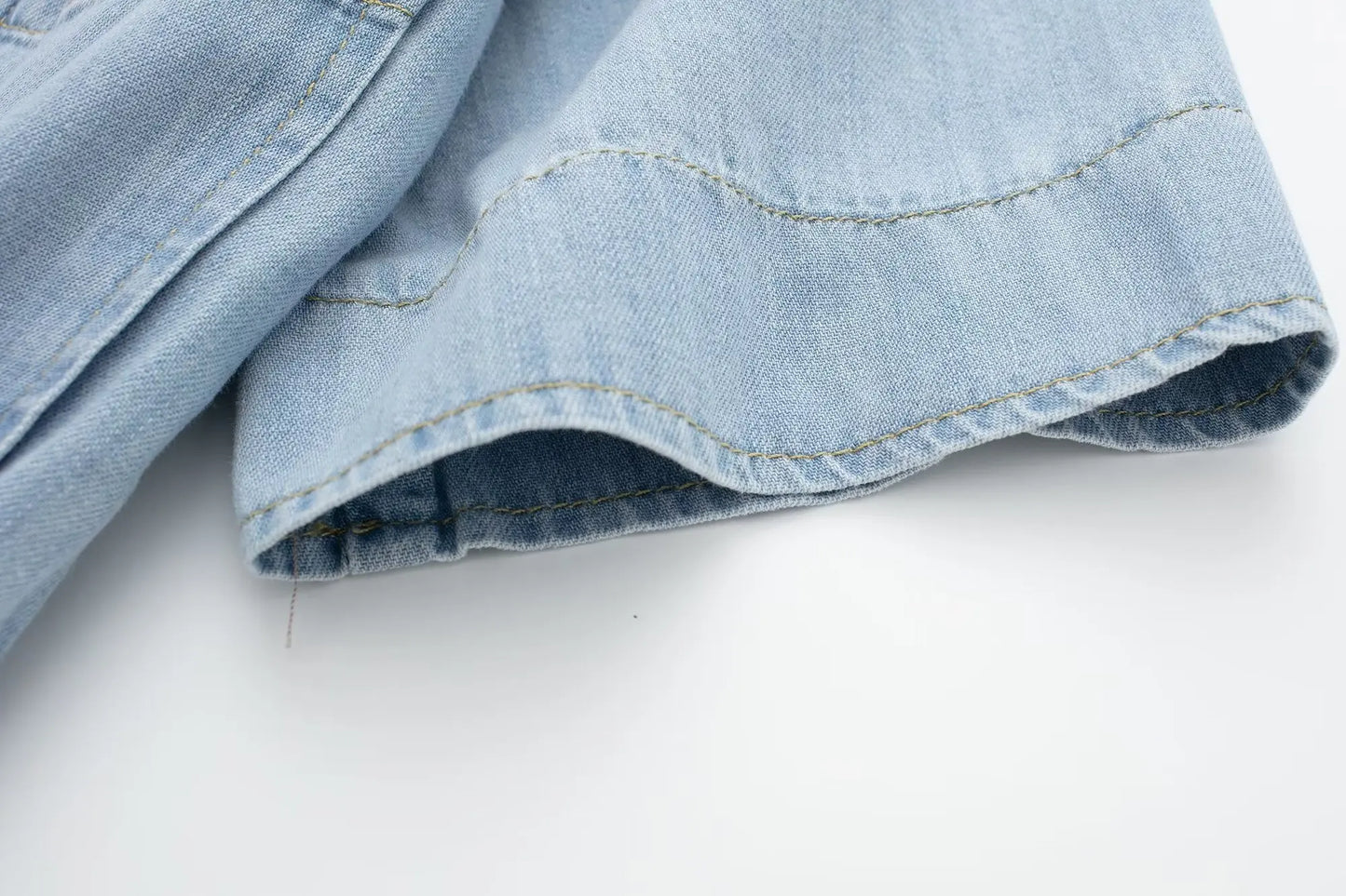 👗 Robe chemise en denim – Ceinturée & coupe élégante